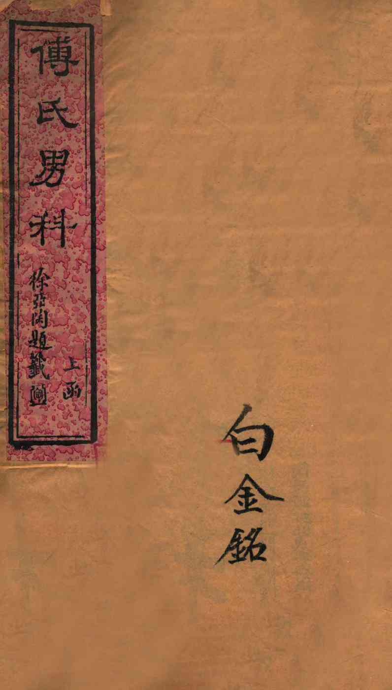 付青主男科  上